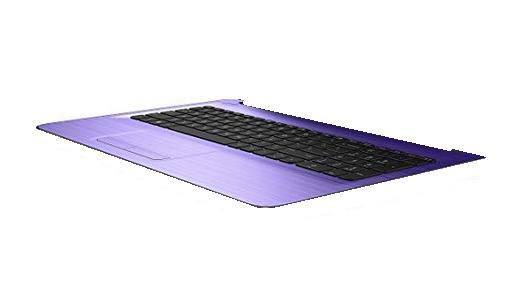 HP Top cover/keyboard for Iris purple models - W124937684