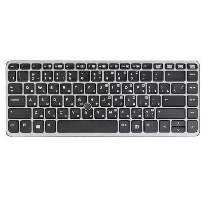 HP Backlit keyboard with pointing stick - Dual-point, spill-resistant design with drain and DuraKeys - Includes keyboard and pointing stick cables (Switzerland) - W125310150