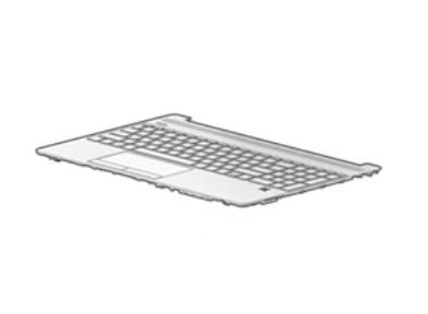 HP Top cover with keyboard - W125511191
