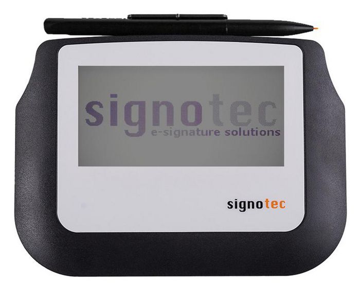 signotec 4" LED 320x160, 1040DPI, 500Hz, 4D Samples, SHA-1/SHA-256/SHA-512, Black - W124590862