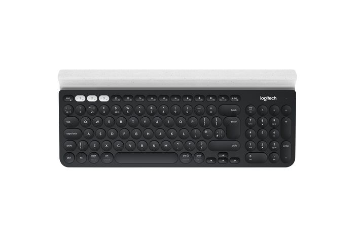 Logitech K780 Multi-device Wireless Keyboard, Unifying USB receiver (2.4GHz) + Bluetooth Smart, Pan Nordic - W125343606