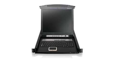 IOGEAR 16 x SPHD-15 (F) ports, 1280 x 1024, 17" TFT LCD, 1 x HDB-15 (F), PS/2, USB, 1 x RJ-11, 1U 19" - W124955211