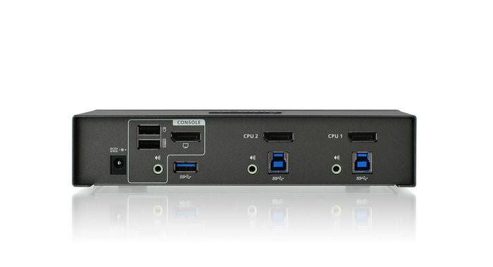 IOGEAR 2 computers, USB 3.0, DisplayPort 1.1, 3840 x 2160, HDCP, Plug & Play - W125154731
