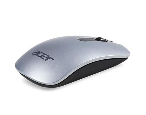 Acer Wireless Optical Mouse, USB 2.0, 2.40 GHz, Silver, 1000 dpi - W124466765