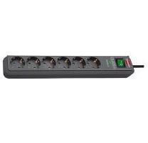 Brennenstuhl Eco-Line 13.500A extension socket with surge protection 6-way, anthrazit, 5m - W124698578