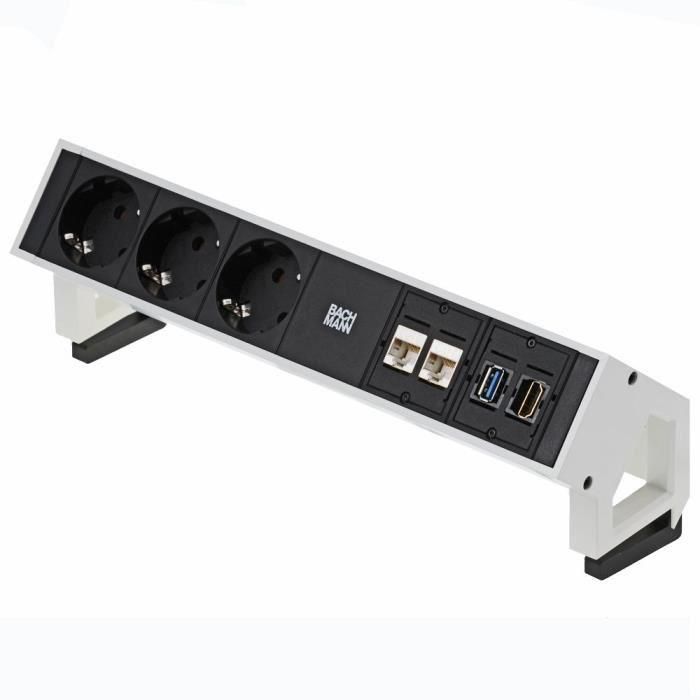 Bachmann 2 x custom module, 3 socket outlets, USB, HDMI, 1.5 m - W124837737