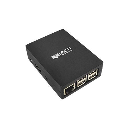 ACTi Broadcom BCM2837, 1GB, RJ-45, USB 2.0, Wi-Fi, MicroSDXC, HDMI, DC 5V, 66x26.67x91.05 mm - W125511679