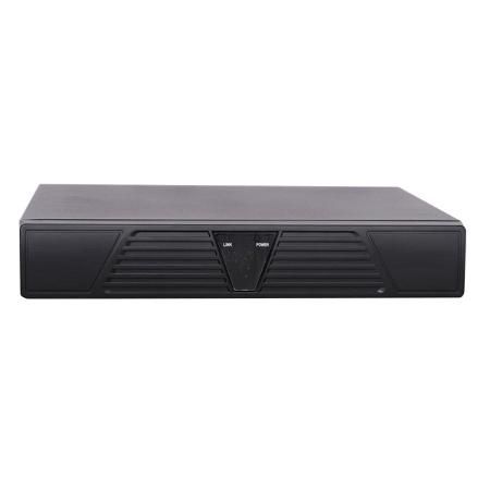 ACTi 9-Channel 1-Bay Mini Standalone NVR with 8-port PoE connectors, Recording Throughput 36 Mbps, HDMI Port, Remote Access, Video Export via USB, 9-Channel Synchronized Playback, 9-channel free license included, Plug & Play with Built-in DHCP Server, 1-Bay (Storage Disks not included), DC 48V - W124649354