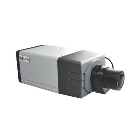 ACTi 5MP Box with D/N, Basic WDR, Vari-focal lens, f2.8-12mm/F1.4, DC iris, H.264 - W125337889