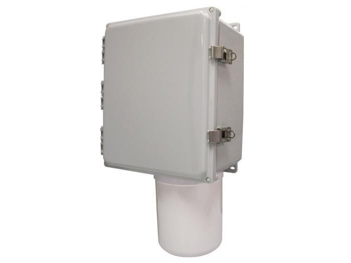 Ventev Indoor/Outdoor, Wall/Pole, Polycarbonate, Latching Locks, Omni Antenna, 4 x N-Type, Universal Backplate - W125176804