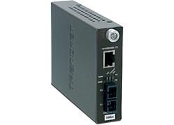 TRENDnet Intelligent 10/100Base-TX to 100Base-FX Single Mode SC Fiber Converter (60KM) - W124976106