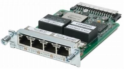 Cisco 4-Port T1/E1 Clear Channel High-Speed WAN Interface Card - W124483390