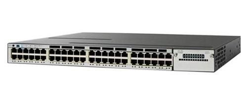 Cisco Stackable 48 10/100/1000 Ethernet ports, with 350W AC power supply 1 RU, IP Services feature set - W124686625