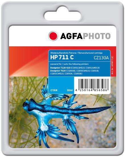 AgfaPhoto Cyan, 30ml, HP DesignJet T120/T520 - W124545405