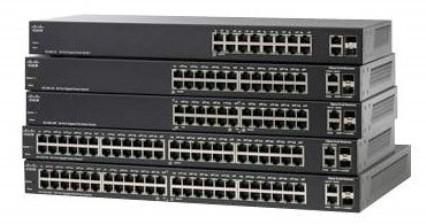 Cisco SB SG200-50P, 48x 10/100/1000 Gigabit, 24x PoE ports, 2x combo mini-GBIC, EU - W124774790
