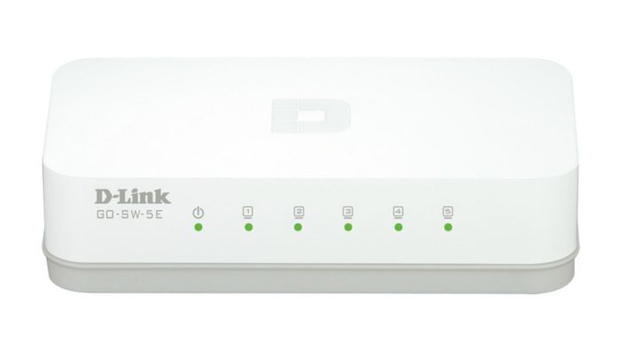 D-Link 5-Port Fast Ethernet Easy Desktop Switch - W124783069