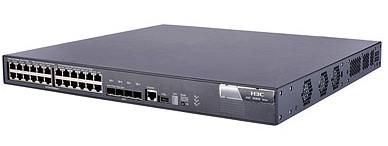 Hewlett Packard Enterprise 1U height, 24 ports - RJ-45, 4 ports - SFP+, 208 Gbps, L3, 512 MB, 32000 entries - W124856511