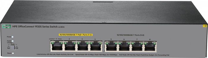 Hewlett Packard Enterprise OfficeConnect 1920S 8G PPoE+ 65W Switch - W126402473