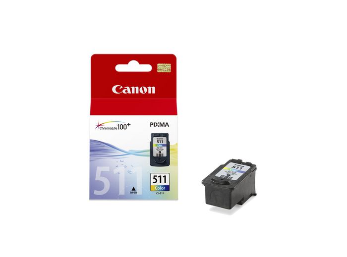 Canon CL-511 for Pixma iP/MP/MX/Pro, C/M/Y, w/o Sec, Blister - W124707888
