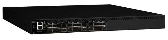 IBM System Networking SAN24B-5 - 24-Ports, 384 Gbps, 1U, 7.82kg, Black - W124892385