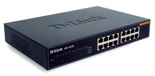 D-Link 16 Port 10/100Mbps Desktop Switch - W124948661