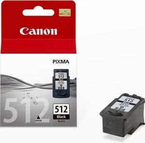 Canon PG-512 Ink Cartridge, Black, Blister with security - W124907468