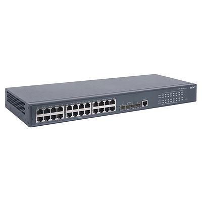 Hewlett Packard Enterprise 24x RJ-45, Gigabit Ethernet, 4x SFP, 1x RJ-45 serial, 56 Gbps, 128 MB flash, 128 MB SDRAM - W125173448