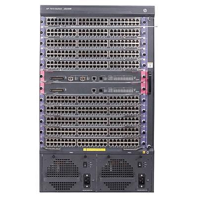 Hewlett Packard Enterprise HP 7510 Switch with 2 48-port Gig-T PoE+ Modules and 768Gbps MPU - W125257855