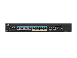 Cisco Small Business Sg350X-8Pmd Managed L2/L3 Gigabit Ethernet (10/100/1000) Power Over Ethernet (Poe) 1U Black - W128320885