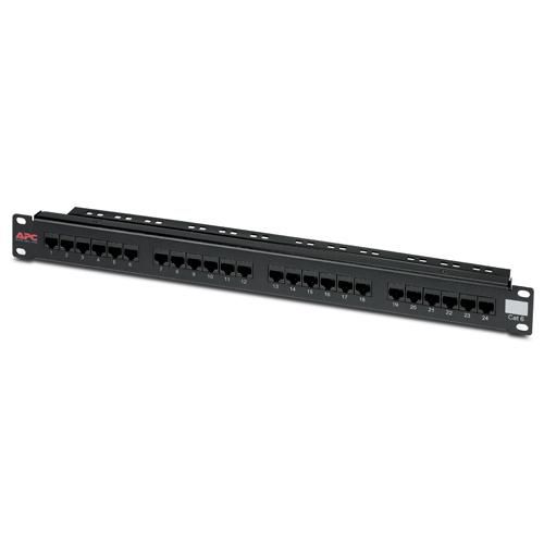 APC CAT 6 Patch Panel, 24 port RJ45 to 110 568 A/B color coded - W124747292