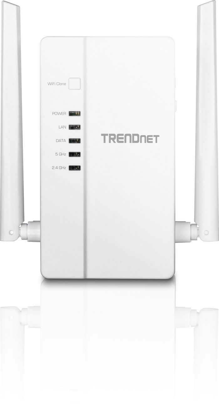 TRENDnet 300m, 867 Mbps, 2-67Mhz, QoS, 100-240V, 50Hz, 130x75x255mm, 332gWhite - W124676358
