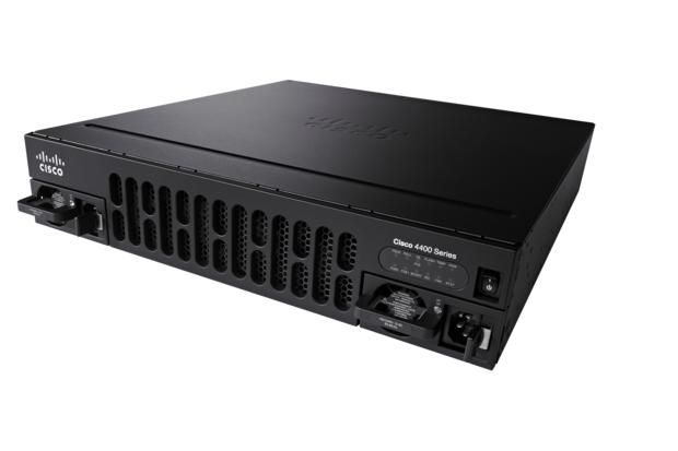 Cisco ISR 4451 UC Bundle, PVDM4-64 w/UC License, 4x RJ-45 Gigabit Ethernet, 2x USB 2.0, 3 NIM, 2 SM, 8 GB Flash Memor, 2 GB DRAM - W125185525