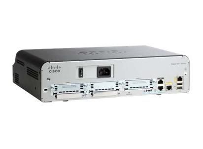 Cisco 1941 Security Bundle w/ SEC license PAK, 2x Gigabit Ethernet, 2 EHWIC slots, 1 ISM slot, 256MB CF, 512MB DRAM, IP Base license - W125286170