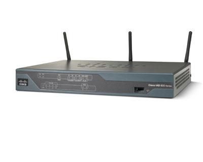 Cisco 2.4 GHz, 802.11n, 10/100-Mbps Fast Ethernet WAN, 4 x 10/100-Mbps, 256 MB, USB, QoS, 100-240V, Security Router 3G, ETSI Compliant - W124486797