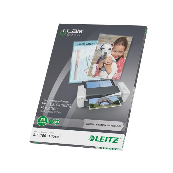 Leitz Lamination pouch A3 UDT 80 mic - W124833512