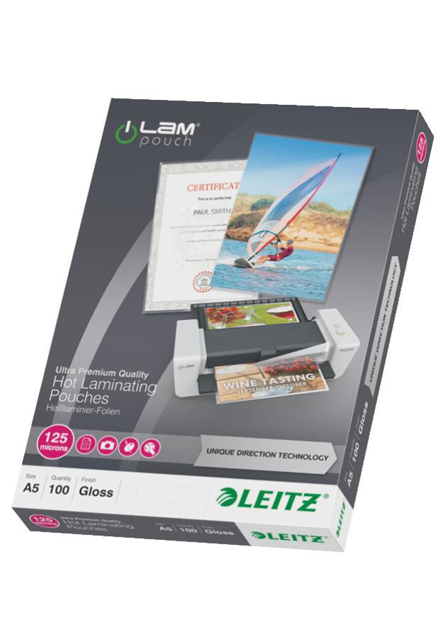 Leitz Lamination pouch A5 UDT 125mic - W125233180