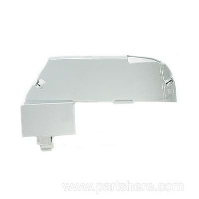 HP ADF motor shield - Plastic cover that protects the ADF motor - Located on the back side of the ADF assembly - W124747328