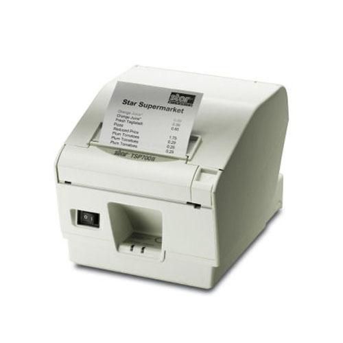 Star Micronics TSP743II, Direct Thermal, 80mm Wide Paper, 24VDC (Requires PS60 PSU), Cutter, No Interface, White Case - W124511630