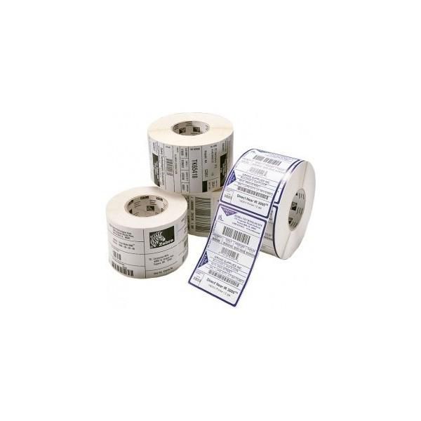 Zebra 50.8mm x 31.75mm, 590 Labels/Roll, 18 Rolls/Box, 19mm Core, Thermal Transfer, Polyester, Permanent, Adhesive, Gloss, White - W125007929