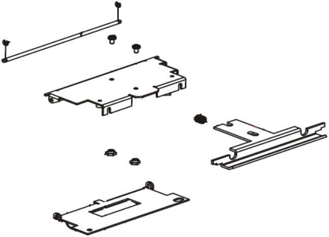 Zebra Kit Printhead Cover Assembly TTP2000 (does not include printhead) - W124468514