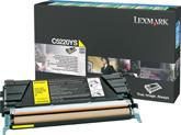 Lexmark C522, C524, C53x Yellow Return Program Toner Cartridge - W124547016
