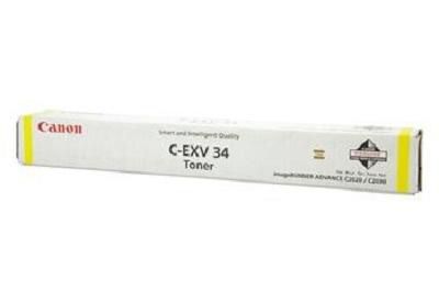 Canon C-EXV 34 yellow toner, 19000 pages - W124883644