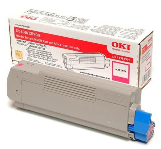 OKI Magenta Toner Cartridge for C5600/C5700 - W125214502