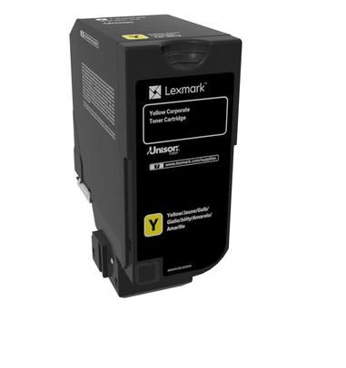 Lexmark 3K Yellow Corporate Toner Cartridge - W125233200