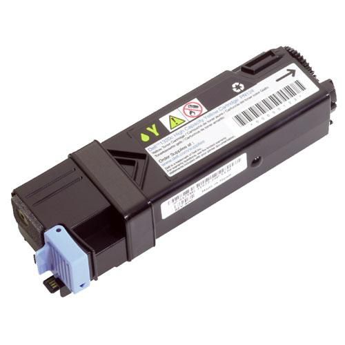 Dell 2500-Page Yellow Toner Cartridge for Dell 2130cn Color Laser Printers - W125250112