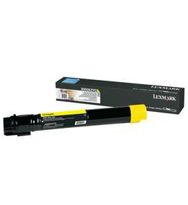 Lexmark X950, X952, X954 Yellow Extra High Yield Toner Cartridge (24K) - W125279091