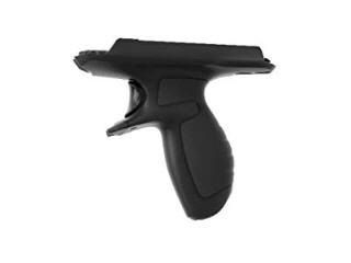 Zebra for a Gun Form-Factor Product, Trigger Handle Attaches on the Rugged Boot, Mechanical Design, Trigger Button, Blocks View of Rear Facing Camera - W124592293
