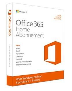 6GQ-00044, Microsoft Office 365 Home, 32-bit/x64, Subscr, 1 Lic, 1YR,  Eurozone, Medialess, NL | EET