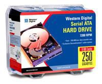 Western Digital WD HDD 250GB Serial ATA 150 Mb/s 8MB Buffer EIDE 7200rpm - W125277934