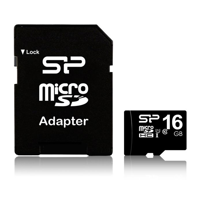 Silicon Power microSDHC Class10, 16 GB, 40 MB/s, UHS-I - W124475027